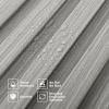 imageArt3d Slat Wall Panels WPC Soundproof 3D Wall Paneling for Interior Wall Decor TV Background 8Pack 96 x 6 in Gray OakGray Oak