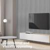 imageArt3d Slat Wall Panels WPC Soundproof 3D Wall Paneling for Interior Wall Decor TV Background 8Pack 96 x 6 in Gray OakGray Oak