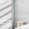imageArt3d Slat Wall Panels WPC Soundproof 3D Wall Paneling for Interior Wall Decor TV Background 8Pack 96 x 6 in Gray OakOffWhite