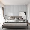 imageArt3d Slat Wall Panels WPC Soundproof 3D Wall Paneling for Interior Wall Decor TV Background 8Pack 96 x 6 in Gray OakOffWhite