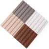 imageArt3d Slat Wall Panels WPC Soundproof 3D Wall Paneling for Interior Wall Decor TV Background 8Pack 96 x 6 in Gray OakSamples