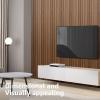 imageArt3d Slat Wall Panels WPC Soundproof 3D Wall Paneling for Interior Wall Decor TV Background 8Pack 96 x 6 in Gray OakTeak