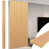 imageArt3d WPC Wainscoting Panels 16Pack 48 x 6 Inch 3D Wall Accents for Interior Wall Decor Living Room Bedroom BlackBoxwood