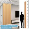 imageArt3d WPC Wainscoting Panels 16Pack 48 x 6 Inch 3D Wall Accents for Interior Wall Decor Living Room Bedroom BlackBoxwood