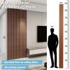 imageArt3d WPC Wainscoting Panels 16Pack 48 x 6 Inch 3D Wall Accents for Interior Wall Decor Living Room Bedroom BlackTeak