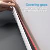 imageArt3d Wall Baseboard Molding Trim 8Pack of 56 x 26 in High Impact Polystyrene Skirting Board  Installed with Glue  BlackWhite1