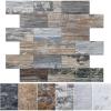 imageArt3d 10Pack Peel and Stick Wall Tile for Backsplash Stick on Stone Tile for Kitchen Bathroom Fireplace Vanitity in Stone BeigeSprucegray