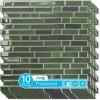 imageArt3d 10Sheet HeavyDuty Peel and Stick Backsplash Waterproof Wall Tiles Stick on Kitchen Backsplash Living Space Beige ampamp WhiteDark Green
