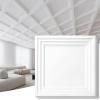 imageArt3d 12Pack 24x24 Inch PVC Waterproof Drop Ceiling Tiles for Home Dcor  2x2 ft 3D Modern Ceiling Panel for Suspended Grid BlackWhite