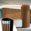 imageArt3d 5Pack Acoustic Wood Slat Wall Panel Sample  59 x 47 Inch Sound Absorbing Panels 5 ColorsTeak