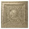 imageArt3d Drop Ceiling Tiles Glue up Ceiling Tiles 2x2 Plastic Sheet in Antique Gold 12Pack 48 SqftAntique Gold