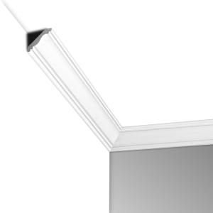 imageArt3d 10Pack 47Ft White Ceiling Crown Molding Trim High Impact Polystyrene Decorative Ceiling Moulding Installed with GlueWhite2