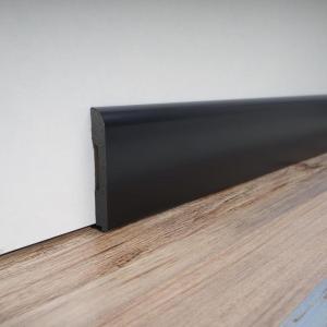 imageArt3d Wall Baseboard Molding Trim 8Pack of 56 x 26 in High Impact Polystyrene Skirting Board  Installed with Glue  BlackBlack2