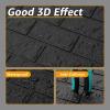 imageArt3d 105 Square Feet Pack Of 20 Wall Panel Brick BrownBlack