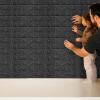 imageArt3d 105 Square Feet Pack Of 20 Wall Panel Brick BrownBlack