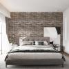 imageArt3d 105 Square Feet Pack Of 20 Wall Panel Brick BrownBrown