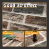 imageArt3d 105 Square Feet Pack Of 20 Wall Panel Brick BrownBrown