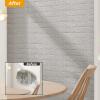 imageArt3d 105 Square Feet Pack Of 20 Wall Panel Brick BrownGray
