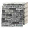 imageArt3d 105 Square Feet Pack Of 20 Wall Panel Brick BrownGray