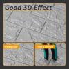 imageArt3d 105 Square Feet Pack Of 20 Wall Panel Brick BrownGray