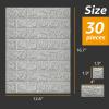 imageArt3d 105 Square Feet Pack Of 20 Wall Panel Brick BrownGray