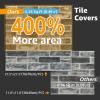 imageArt3d 105 Square Feet Pack Of 20 Wall Panel Brick BrownGray