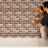 imageArt3d 105 Square Feet Pack Of 20 Wall Panel Brick BrownGray Brown
