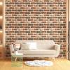 imageArt3d 105 Square Feet Pack Of 20 Wall Panel Brick BrownGray Brown
