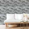 imageArt3d 105 Square Feet Pack Of 20 Wall Panel Brick BrownGray Stone