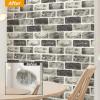 imageArt3d 105 Square Feet Pack Of 20 Wall Panel Brick BrownGray Stone