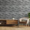 imageArt3d 105 Square Feet Pack Of 20 Wall Panel Brick BrownGray Stone