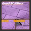 imageArt3d 105 Square Feet Pack Of 20 Wall Panel Brick BrownPink