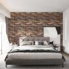 imageArt3d 105 Square Feet Pack Of 20 Wall Panel Brick BrownRed Brown