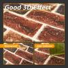imageArt3d 105 Square Feet Pack Of 20 Wall Panel Brick BrownRed Brown