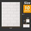 imageArt3d 105 Square Feet Pack Of 20 Wall Panel Brick BrownWhite