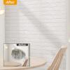 imageArt3d 105 Square Feet Pack Of 20 Wall Panel Brick BrownWhite
