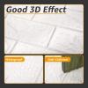 imageArt3d 105 Square Feet Pack Of 20 Wall Panel Brick BrownWhite