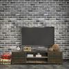 imageArt3d 10Pack 525 SqFt Faux Brick 3D Wall Panels Peel and Stick in Red Brown Self Adhesive Waterproof Foam Wallpaper for Bedroom Bathroom KitchenStone ash