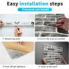 imageArt3d 10Pack 525 SqFt Faux Brick 3D Wall Panels Peel and Stick in Red Brown Self Adhesive Waterproof Foam Wallpaper for Bedroom Bathroom KitchenStone ash