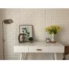 imageArt3d 10Pack 525 SqFt Faux Brick 3D Wall Panels Peel and Stick in Red Brown Self Adhesive Waterproof Foam Wallpaper for Bedroom Bathroom KitchenWhite