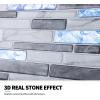 imageArt3d 10Sheet Peel and Stick Backsplash 12 in x 12in Blue Marble DesignBlue Marble