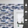 imageArt3d 10Sheet Peel and Stick Backsplash 12 in x 12in Blue Marble DesignBlue Marble