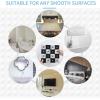 imageArt3d 10Sheet Peel and Stick Backsplash Metal Mosaic Tiles for Kitchen Wall Decor Stick on Aluminum Composite Tiles Stikers BlackampampSilver Windmill Puzzle Glass MixedBlackSilver
