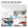 imageArt3d 12Pack Square Drop Ceiling Tile 2ft x 2ft in White PVC Ceiling Panel 24 x 24in  Compatible with 1516quot Drop Ceiling Grid SystemWhite