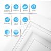 imageArt3d 12Pack Square Drop Ceiling Tile 2ft x 2ft in White PVC Ceiling Panel 24 x 24in  Compatible with 1516quot Drop Ceiling Grid SystemWhite