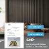 imageArt3d 2 Pack 945 x 24 inch Wood Slat Acoustic Panels for Wall ampamp Ceiling  3D Fluted Sound Absorbing Panel with Wood Finish WalnutBrown Walnut