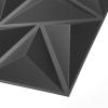 imageArt3d 20 Pack Decorative 3D Wall Panels 118 x 118 Inch Covering 19 Sqft  Glue Up PVC Wall Panels for Interior Dcor Living Room Office and Home BlackBlack