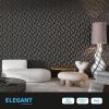 imageArt3d 20 Pack Decorative 3D Wall Panels 118 x 118 Inch Covering 19 Sqft  Glue Up PVC Wall Panels for Interior Dcor Living Room Office and Home BlackDiamondBlack