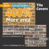 imageArt3d 29 SqFT 3D SelfAdhesive Foam Brick Wall Panels Pink5 PackBrown
