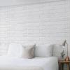 imageArt3d 30Pcs 3D Brick Wallpaper in White Faux Foam Brick Wall Panels Peel and Stick Waterproof for Bedroom Living Room and Laundry Decor 435SqFt